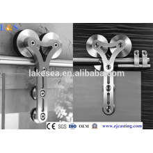 Mide in China Glass Sliding Door Hardware for Elegant Barn Door Tracks/Stainless Steel Sliding Door Accessories (LS-SDS -6517)